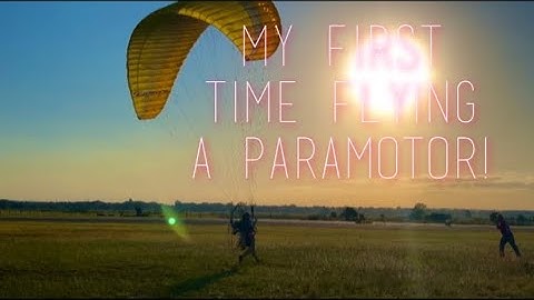 My training at Aviator Paramotor