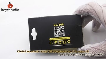 KS0308 keyestudio Motor Drive Breakout Board for micro bit