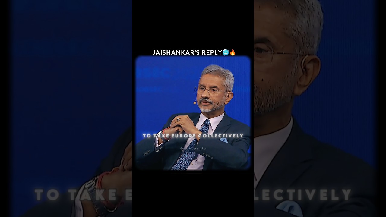Dr. S Jaishankar's cold reply 🥶🔥