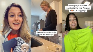 Husband Reaction On Amazon Leggingstiktok Compilationtiktok Sound