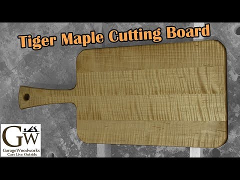 Highly Figured Tiger Maple Cutting Board