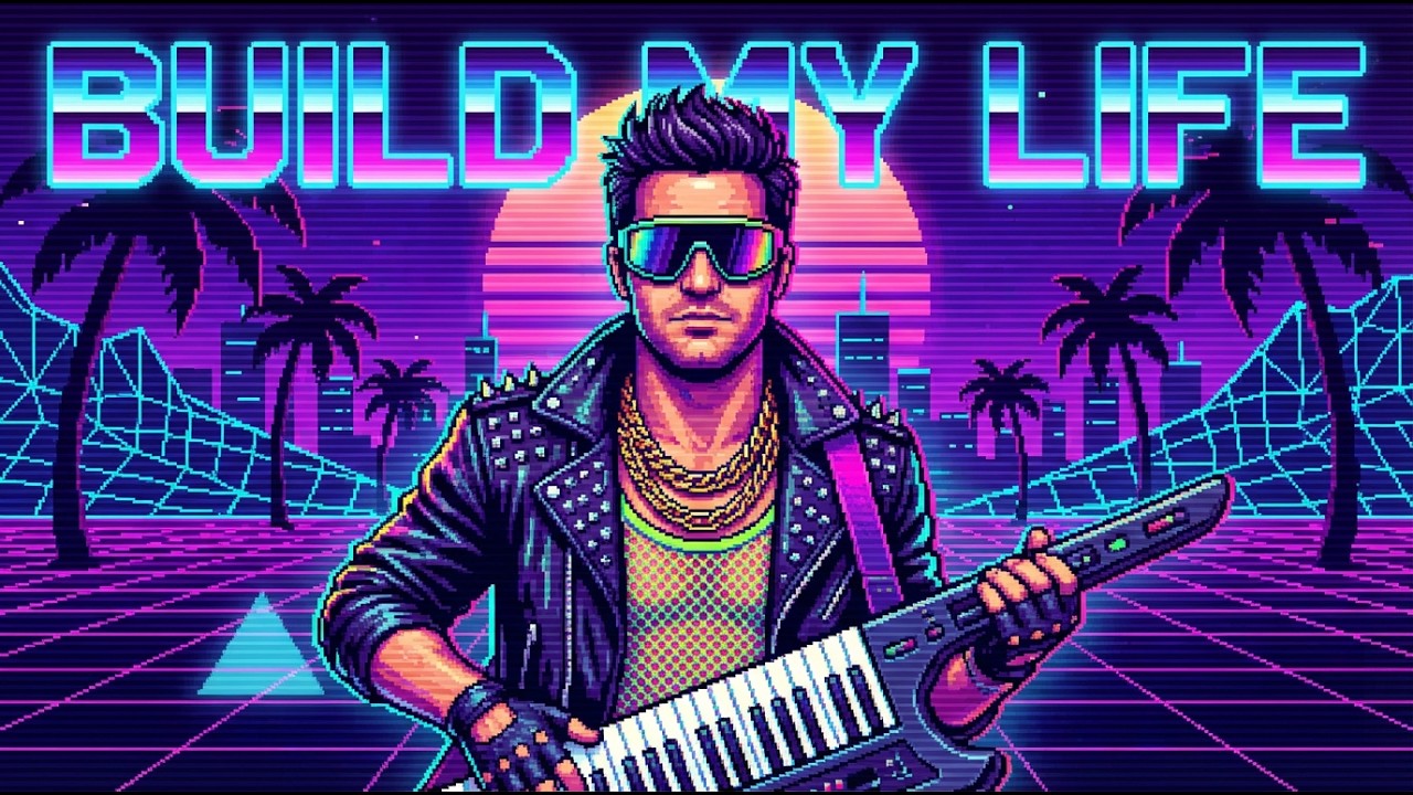 Build My Life | AI 80s Synthwave Worship Cover