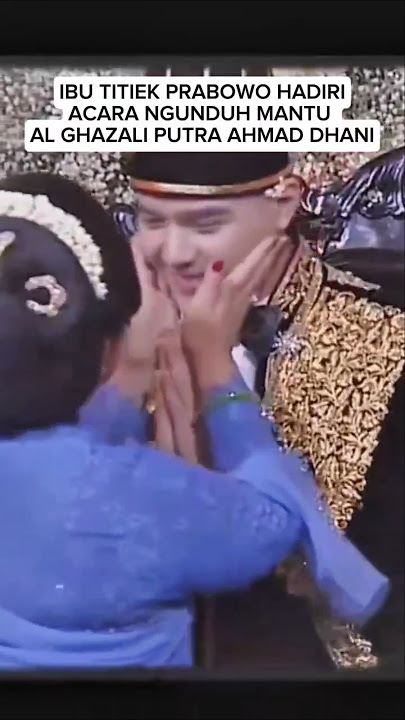 Ibu Titiek Prabowo Di Acara Ngunduh Mantu Al Ghazali #titieksoeharto #ahmaddhani #alghazali