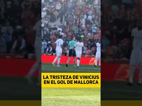 La tristeza de Vinicius en el segundo gol de Mallorca 🤯