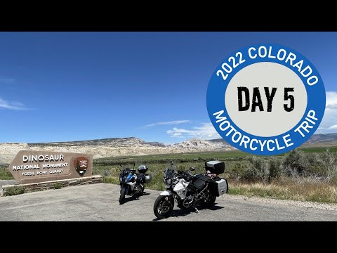 2022 Colorado Motorcycle Trip - to Vernal Utah