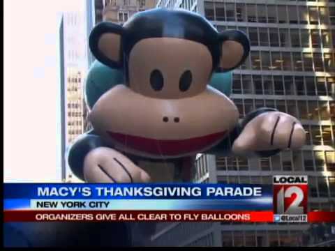 Balloons At Macy's Thanksgiving Day Allowed To Fly