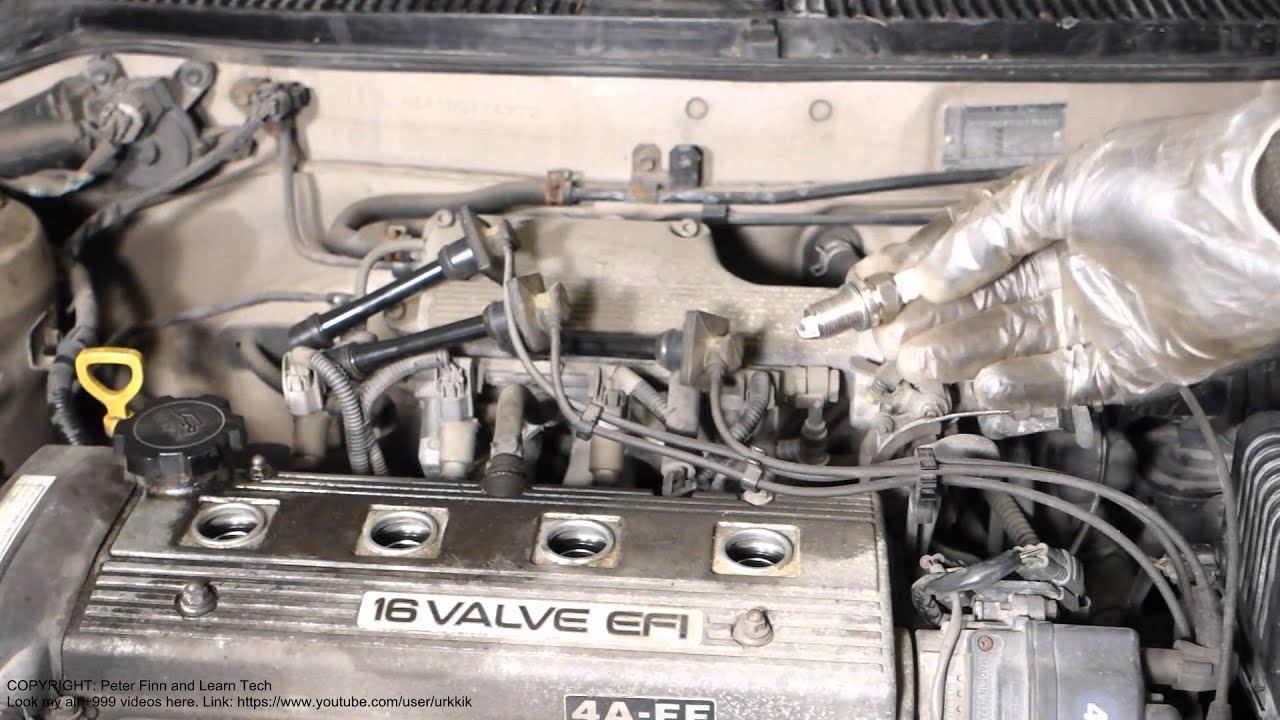 How to replace spark plugs Toyota Avensis. Years 1998 to 2003 YouTube