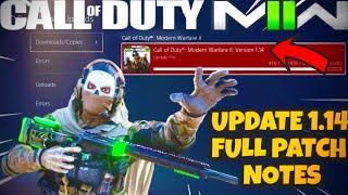 NEW MODERN WARFARE 2 UPDATE 1.14 PATCH NOTES! ASHIKA ISLAND MAP REVEALED, BUG FIXES & MORE!