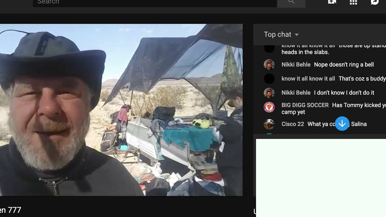 What does Cadillac Sam know? Slab City California Missing Persons