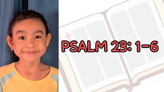 PSALM 23: 1-6 || EDUCATIONAL VIDEOS || HAPPY KID || Jia Belle