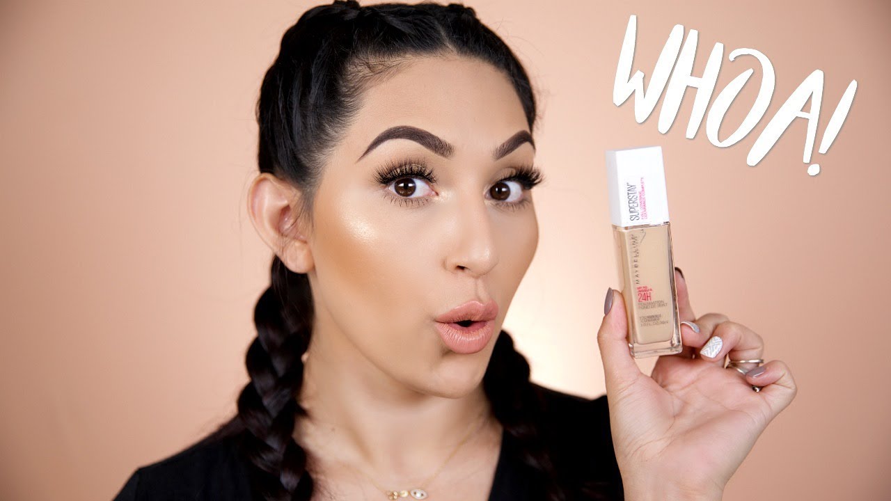 | FOUNDATION REVIEW NEW YouTube & FIRST - FULL MAYBELLINE BEAUTYYBIRD | COVERAGE IMPRESSION SUPERSTAY
