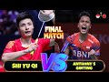 Anthony Sinisuka Ginting vs Shi Yu Qi   Badminton THOMAS CUP 2024   INA vs CHN  Finals