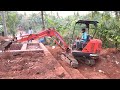 Tata hitachi tm 20   house fondation soil filling work