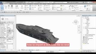 How To Import A 3ds Max File To Revit Youtube