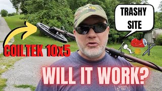 COILTEK 10x5 Coil Trashy Land Test. Will It Work