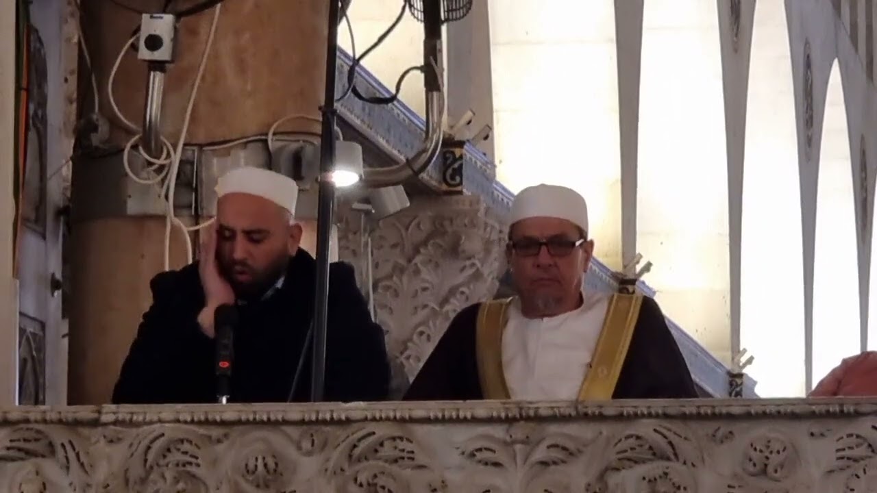 08 - تلاوة قرآنية عطرة للشيخ فراس القزاز من الأقصى - الجمعة 23 رمضان 1444هجري وفق 14 نيسان 2023م