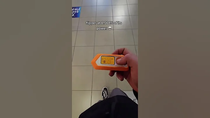 Flipper Zero at 0.001% of its power#flipper #zero #flipperzero #power #hack#shorts