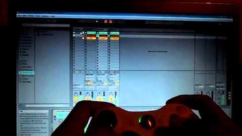 Ableton 9 + Xbox 360 joypad demo