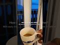 Coffee with a view #switzerland #iseltwald #strandhotel #rain #asmr #fypシ゚viral #trending #coffee