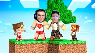 Minecraft, 100 GÜN BOYUNCA SKYBLOCK OYNUYORUZ!