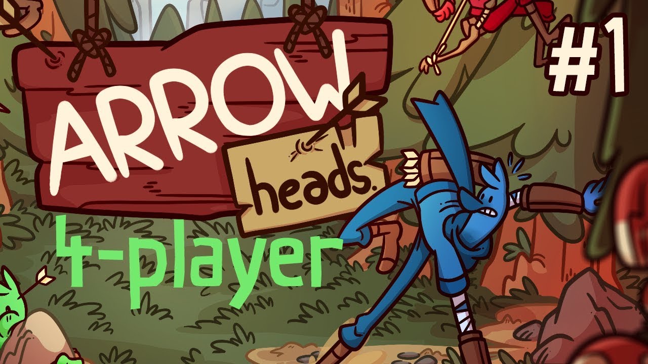 Arrow Heads - #1 - Shoot the BEARS! (4 Player Gameplay)