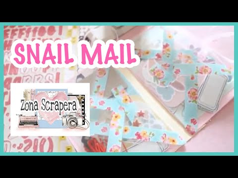 📔 Cómo HACER una SNAIL MAIL 📎 | FT. Zona Scrapera | Scrapbook paso a paso