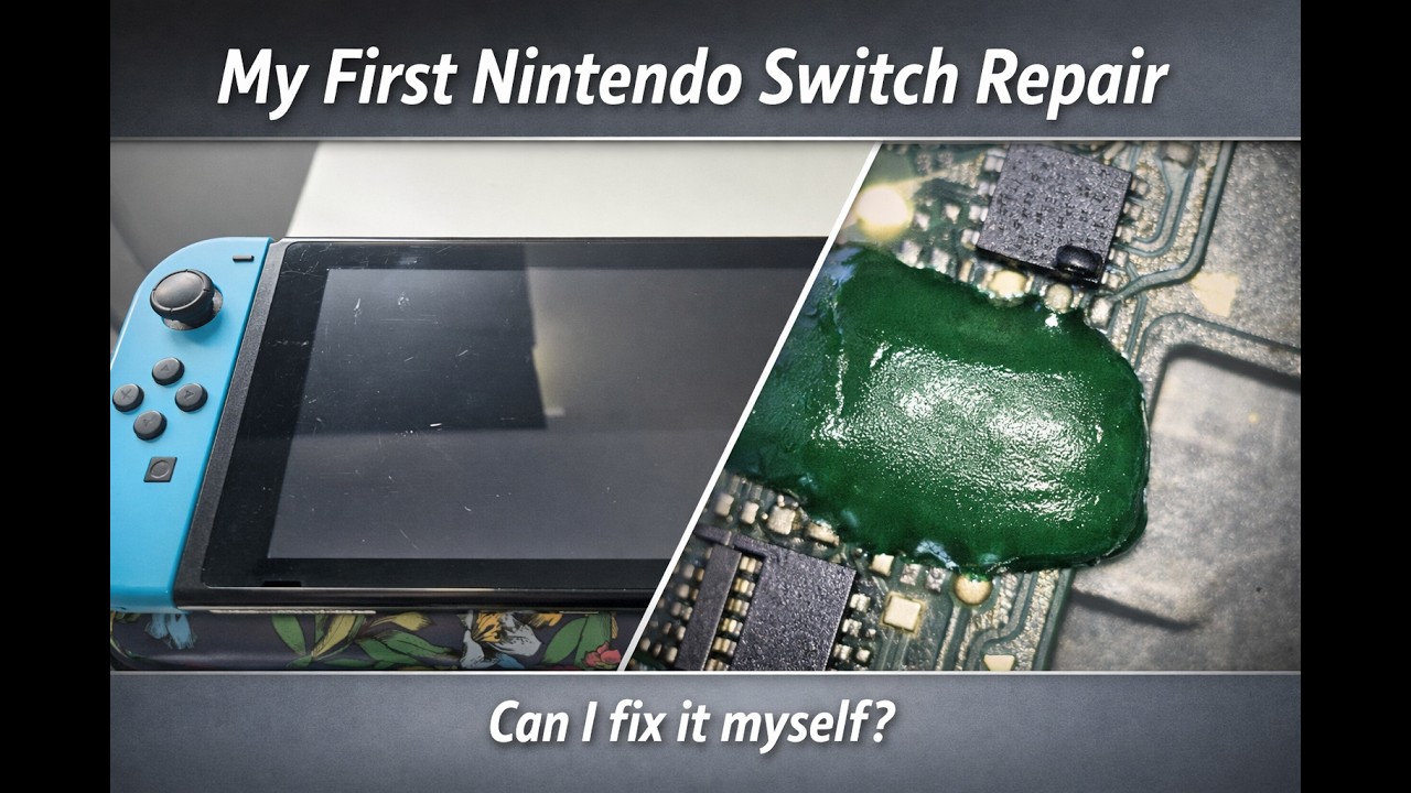 My First Nintendo Switch Repair | Can I Fix It Myself? - YouTube
