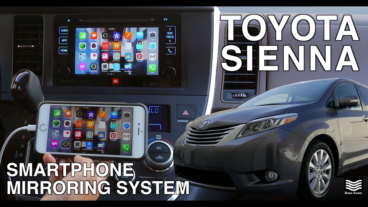 How to Connect Iphone to Toyota Sienna