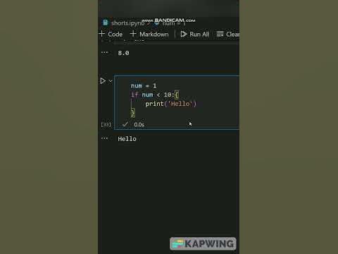 CURLY BRACES { } IN PYTHON !!!!! 😯😯🔥 - YouTube