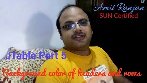 How to Alternate Row Colors in Java JTable - Step-by-Step Guide | JTable #5  @AmitRanjan