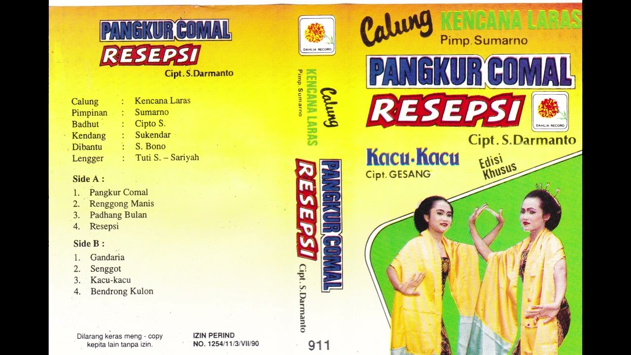 CALUNG BANYUMASAN KLASIK: Renggong Manis, Padang Bulan, dll.