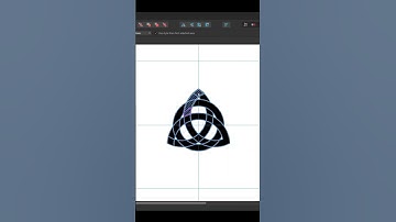 Drawing the Celtic Trinity Knot in Affinity Designer #speedart #affinitydesigner #celticknot