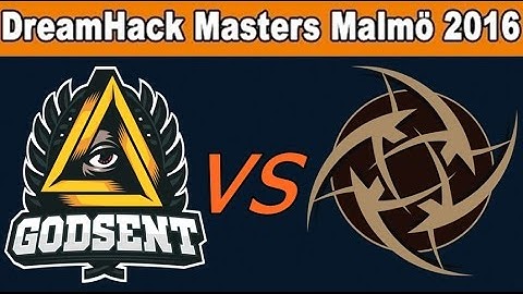 Godsent (God) vs Ninjas in Pyjamas (NiP) Game 3 on Mirage - Dreamhack Masters Malmo 2016: Semifinal