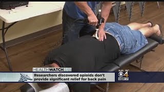 Opioids Don't Provide Much Relief For Back Pain Sufferers, Researchers Say