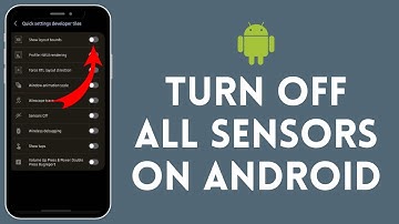 How To Turn Off All Sensors On Android (Full Tutorial)