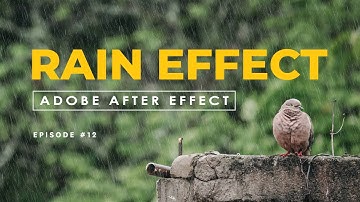 How to Create Realistic Rain Effect in Adobe After Effects | Step-by-Step Tutorial