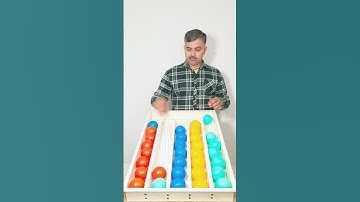 Fun & Chaos: Color Ball Sorting Challenge 🟢🔴🟡🔵 | Fun Games #game #satisfying #shorts #asmrsounds