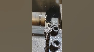 facing brass stock #shorts #lathe #metal #diy #machining #fabrication #facing #carbide #brass