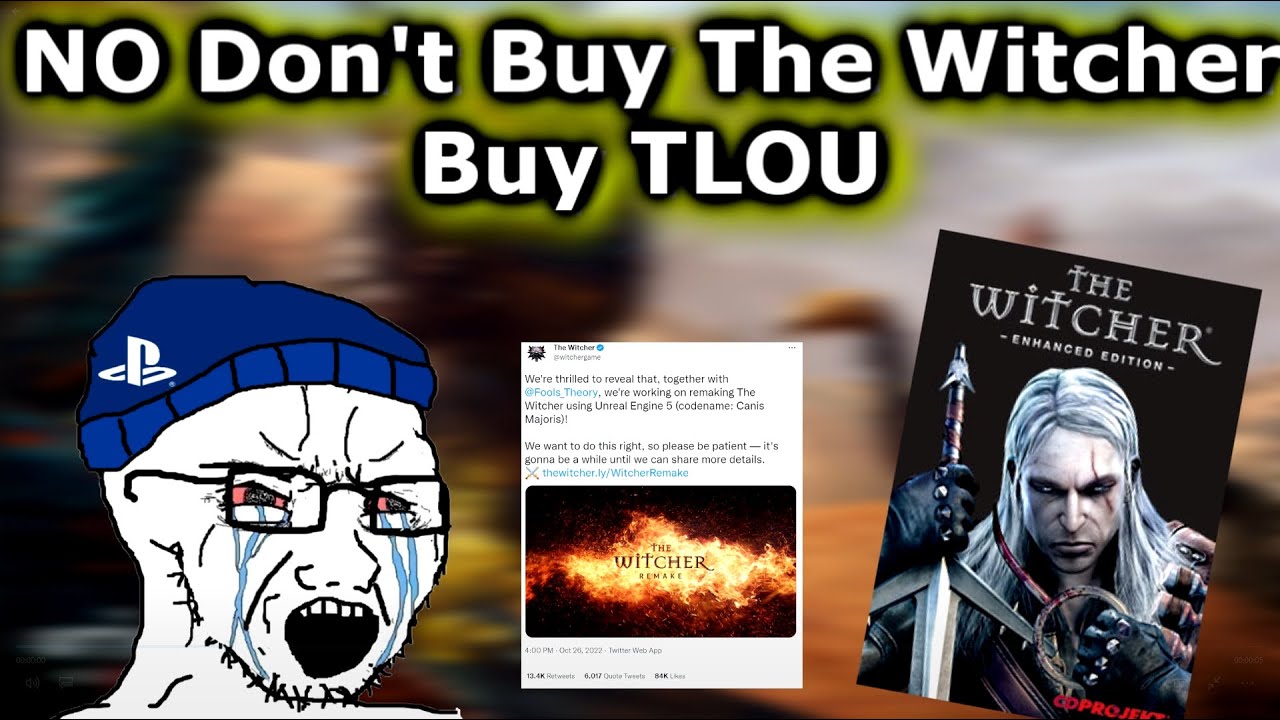 Playstation Fanboys Are SEETHING Over The Witcher 1 Remake YouTube
