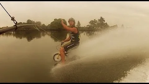 Barefoot Waterskiing "Let's Freestyle" AUG 2013 wi...