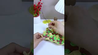 Flower making with clay #claycraft #flowermaking #creativeclayideas #art #fondant