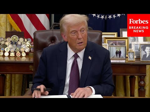 WATCH: Trump Signs
