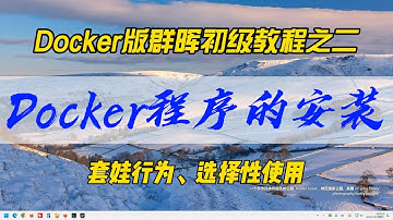 Docker版群晖初级教程之二~Docker程序的安装，套娃行为，选择性使用~