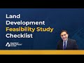 Land Development Feasibility Study Checklist