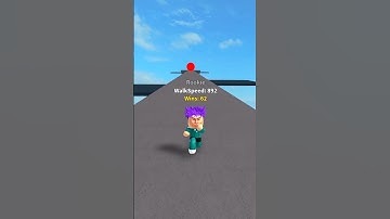 Thanos plays Every Second You Get 1 Walkspeed 🥶#roblox #shorts