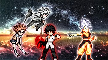 Touma V3 OP, Accelerator V2 OP & Misaka OP VS All Jus OP (all form) in Jump Force Mugen