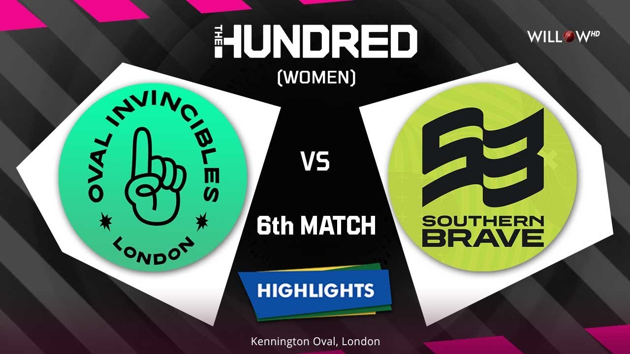 Highlights: 6th Match, Oval Invincibles Women vs Southern Brave Women