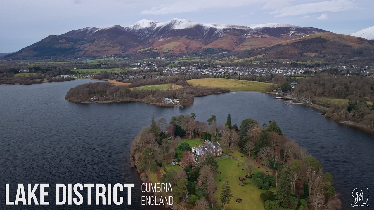 Lake District National Park Cumbria In Winter - UK Cinematic 4K DJI Drone Music by Resington