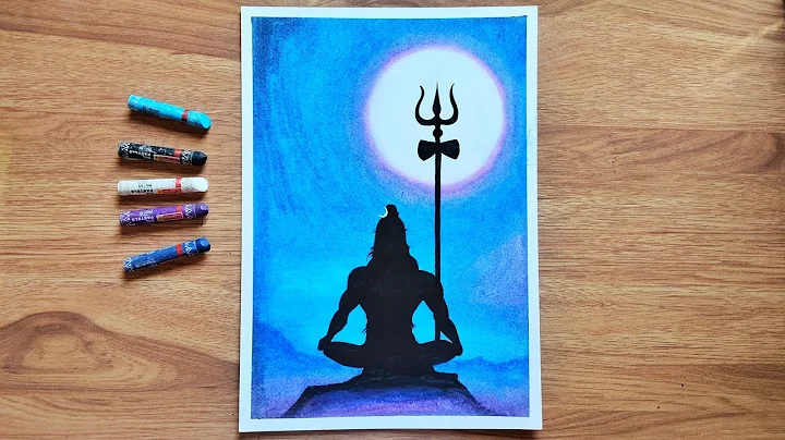 How to Draw Lord Shiva | Maha Shivratri Special Drawing | Oil Pastel Drawing