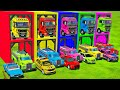 TRANSPORTING ALL POLICE CARS and AMBULANCE EMERGENCY VEHICLES WITH MERCEDES POLICE TRUCKS! FS22